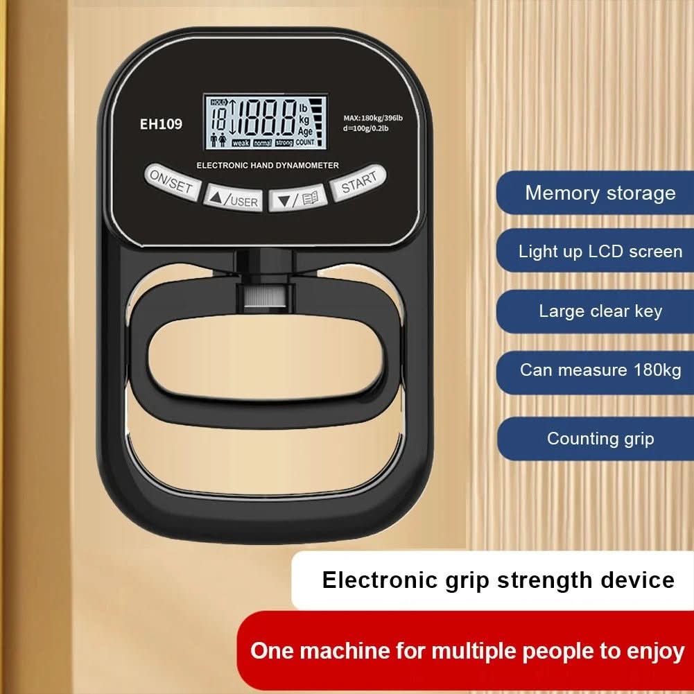 Gripmaster Digital – Präzises Handmessgerät zur Griffkraftmessung bis 120 kg - sellene.de