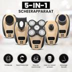 5-in-1 Herrenrasierer – Glatte Rasur ohne Hautirritation & mit multifunktionalem Zubehör - sellene.de