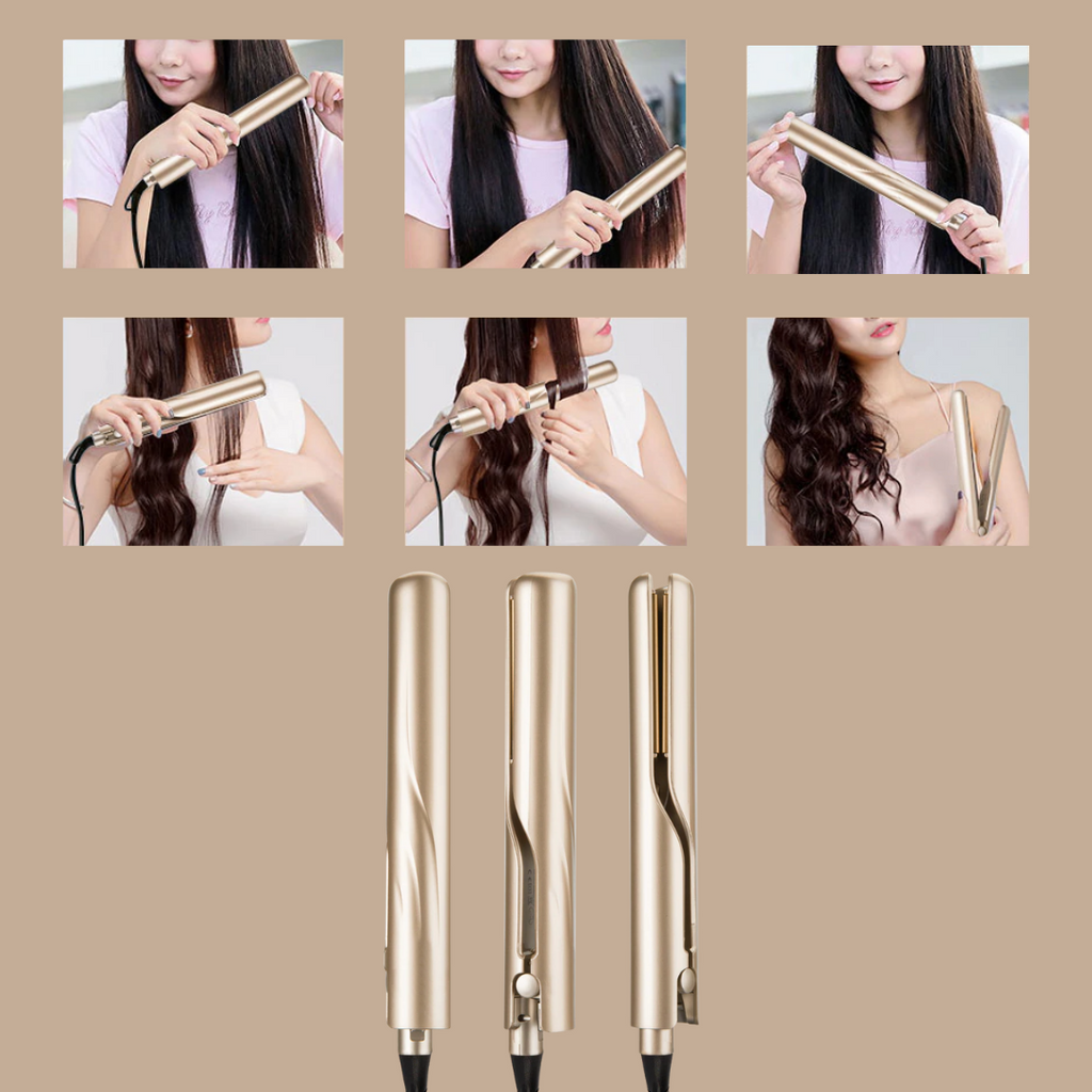 Lockenstab für perfekte Locken | Welleneisen und Warmluftbürste für Salonfrisuren | LockenLieb - sellene.de