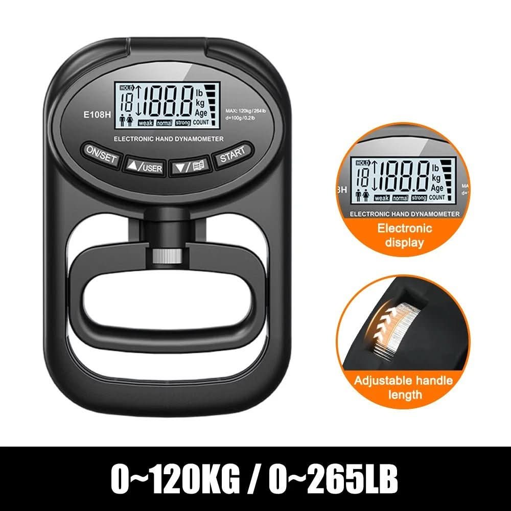 Gripmaster Digital – Präzises Handmessgerät zur Griffkraftmessung bis 120 kg - sellene.de