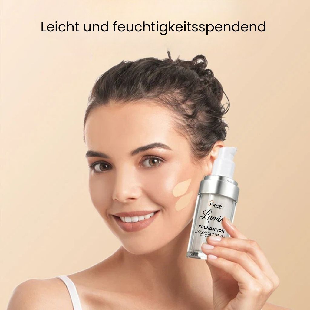 Foundation für reife und trockene Haut | Farbwechselnde Foundation | Lumina - sellene.de