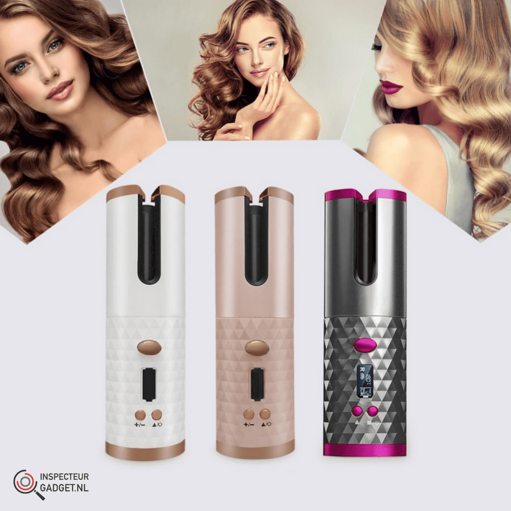 Wireless Curl Styler – Kabelloser Lockenstab für unterwegs & schonendes Styling - sellene.de