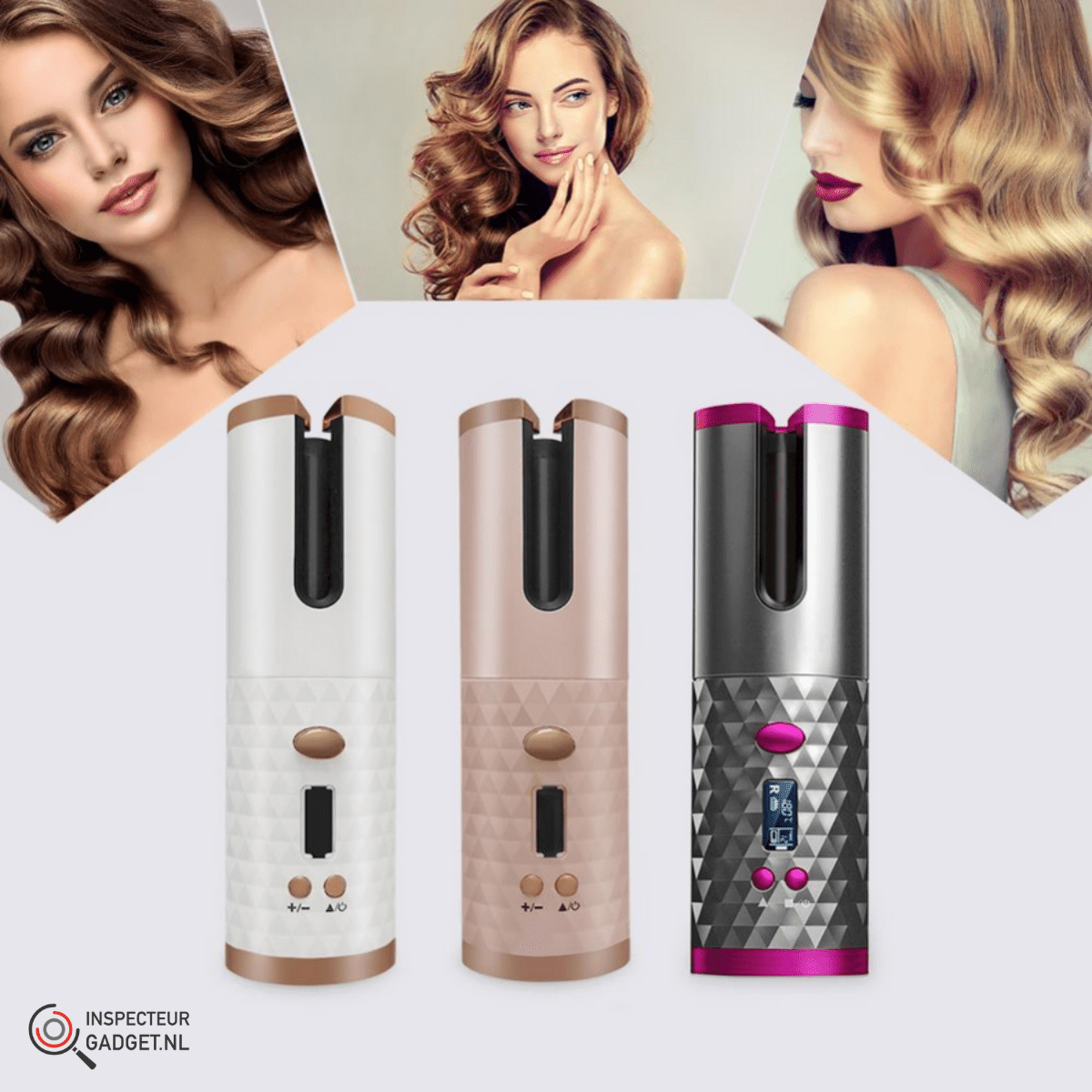 Wireless Curl Styler – Kabelloser Lockenstab für unterwegs & schonendes Styling - sellene.de
