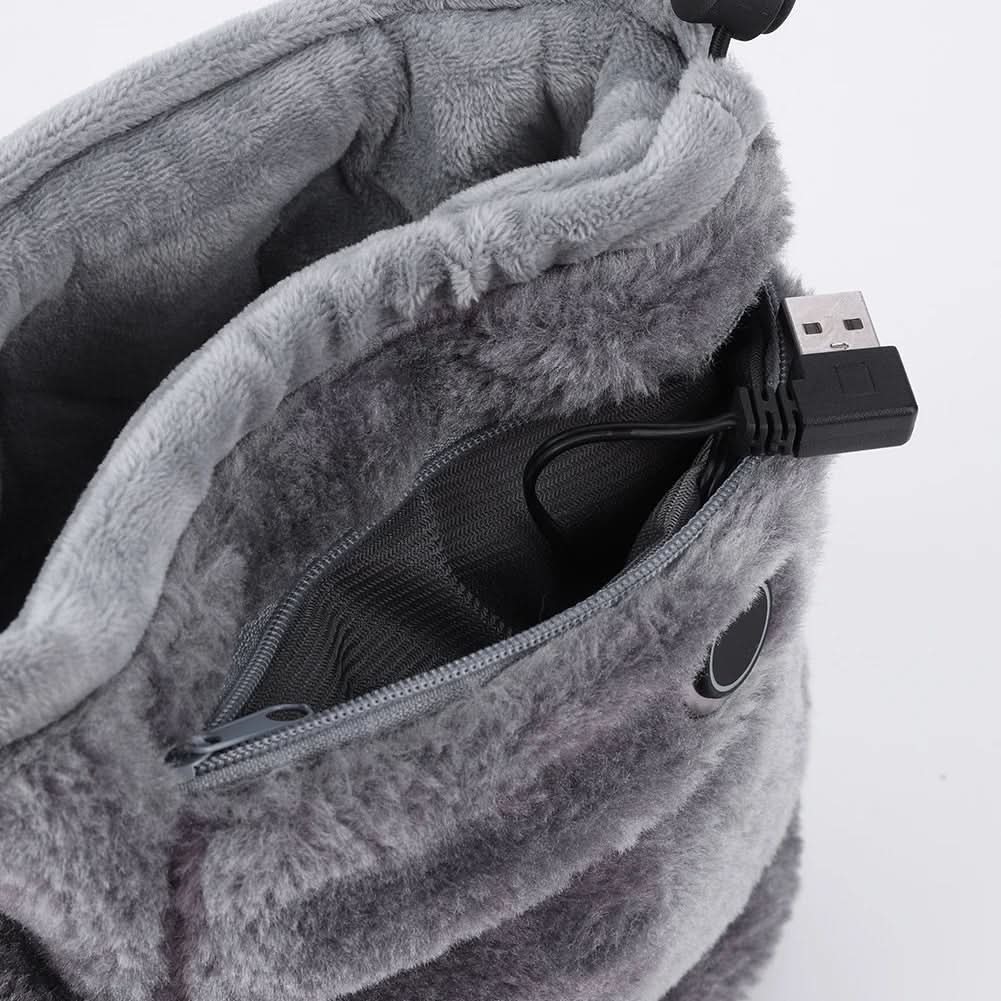Dreamstep USB-Heizpantoffeln – Kuschelige Hausschuhe mit Wärmefunktion für kalte Wintertage - sellene.de