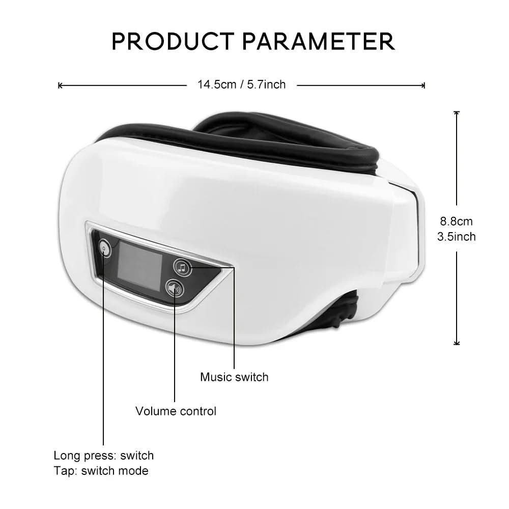 Eyeglow Smart 6D – Augenmassagegerät mit Luftdruck & Wärmefunktion - sellene.de