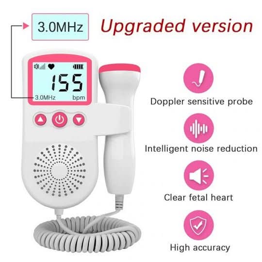 MamiBeat – Kompaktes Babyherz-Messgerät mit digitalem Display für präzise Kontrolle - sellene.de