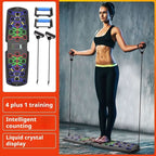Fitflex – Komplettes Fitness-Set für zu Hause mit Widerstandsbändern & AB-Roller - sellene.de