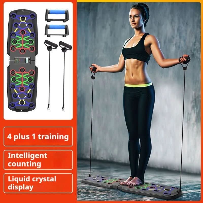 Fitflex – Komplettes Fitness-Set für zu Hause mit Widerstandsbändern & AB-Roller - sellene.de