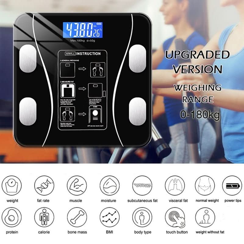 Fitscale – Intelligente Körperanalysewaage mit App & 11 Messwerten - sellene.de