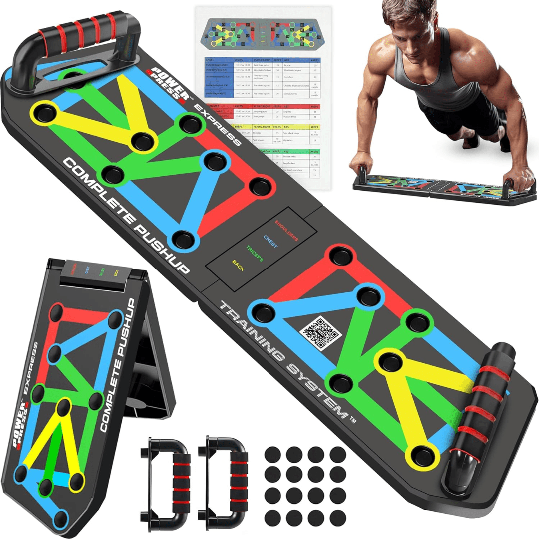 FlexIFit – Faltbares Push-up Board mit 30 Positionen für gezieltes Muskeltraining - sellene.de