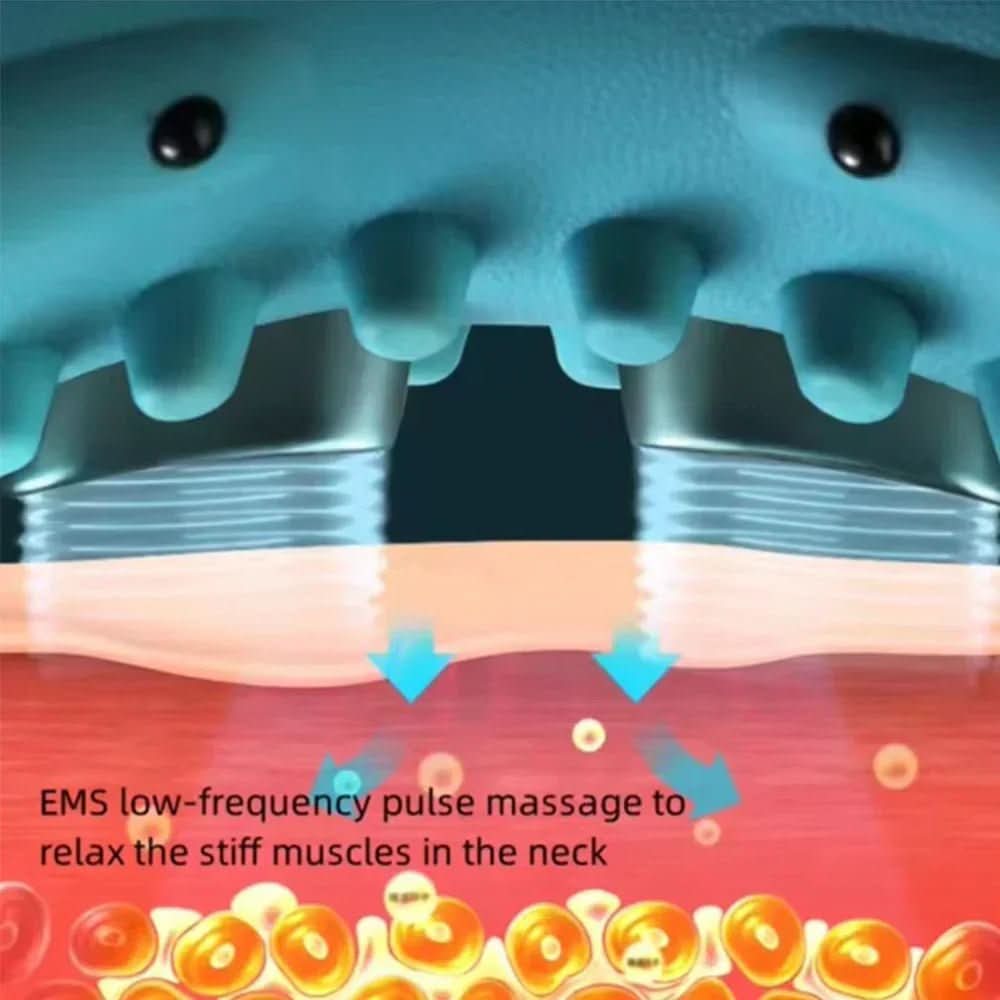Flexease Neck Massager – Nackenmassagegerät mit EMS & Akupressur - sellene.de