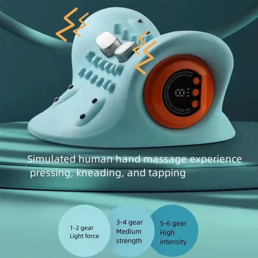 Flexease Neck Massager – Nackenmassagegerät mit EMS & Akupressur - sellene.de
