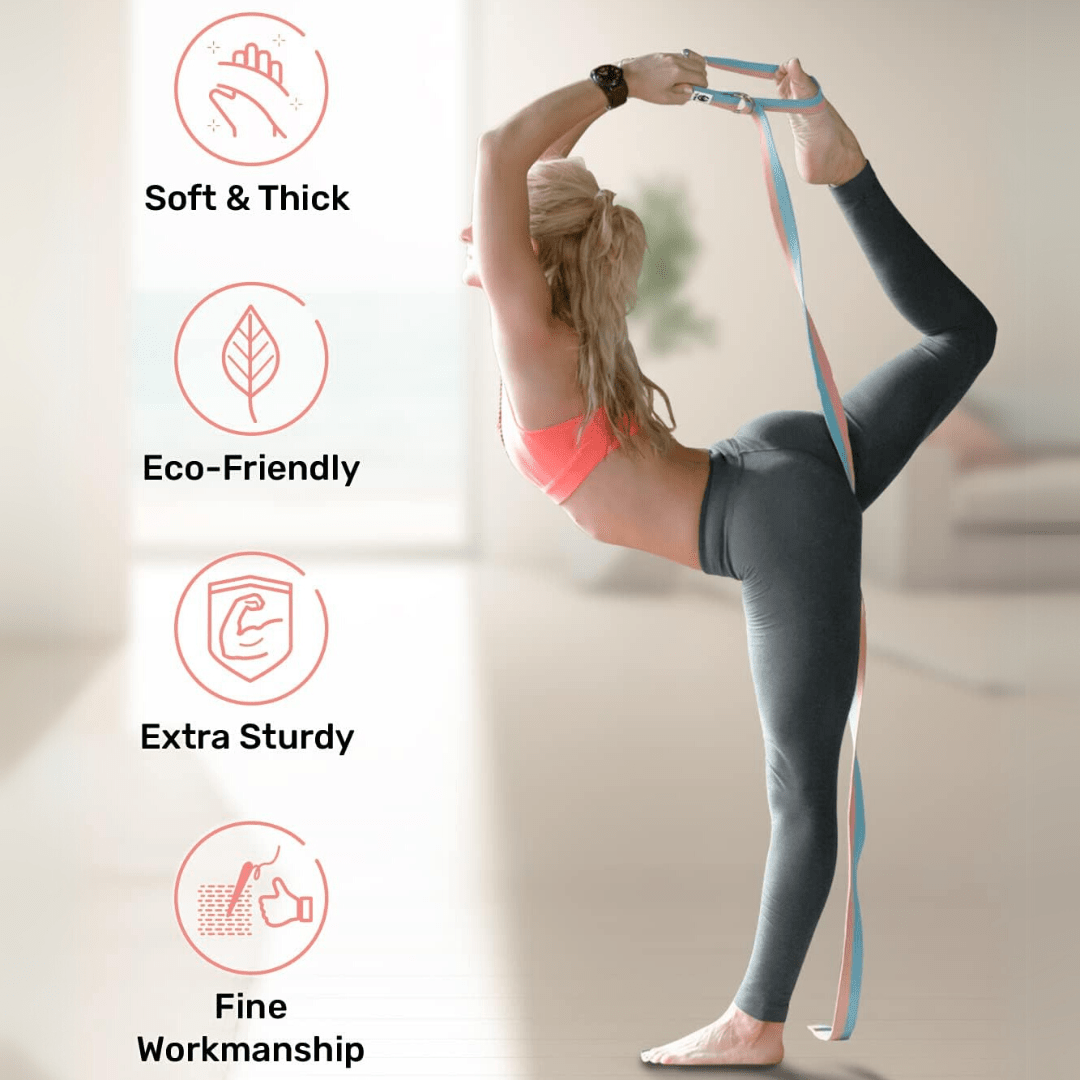 Flexfit Yoga-Band – Verstellbares Stretchband für Yoga & Flexibilitätstraining - sellene.de