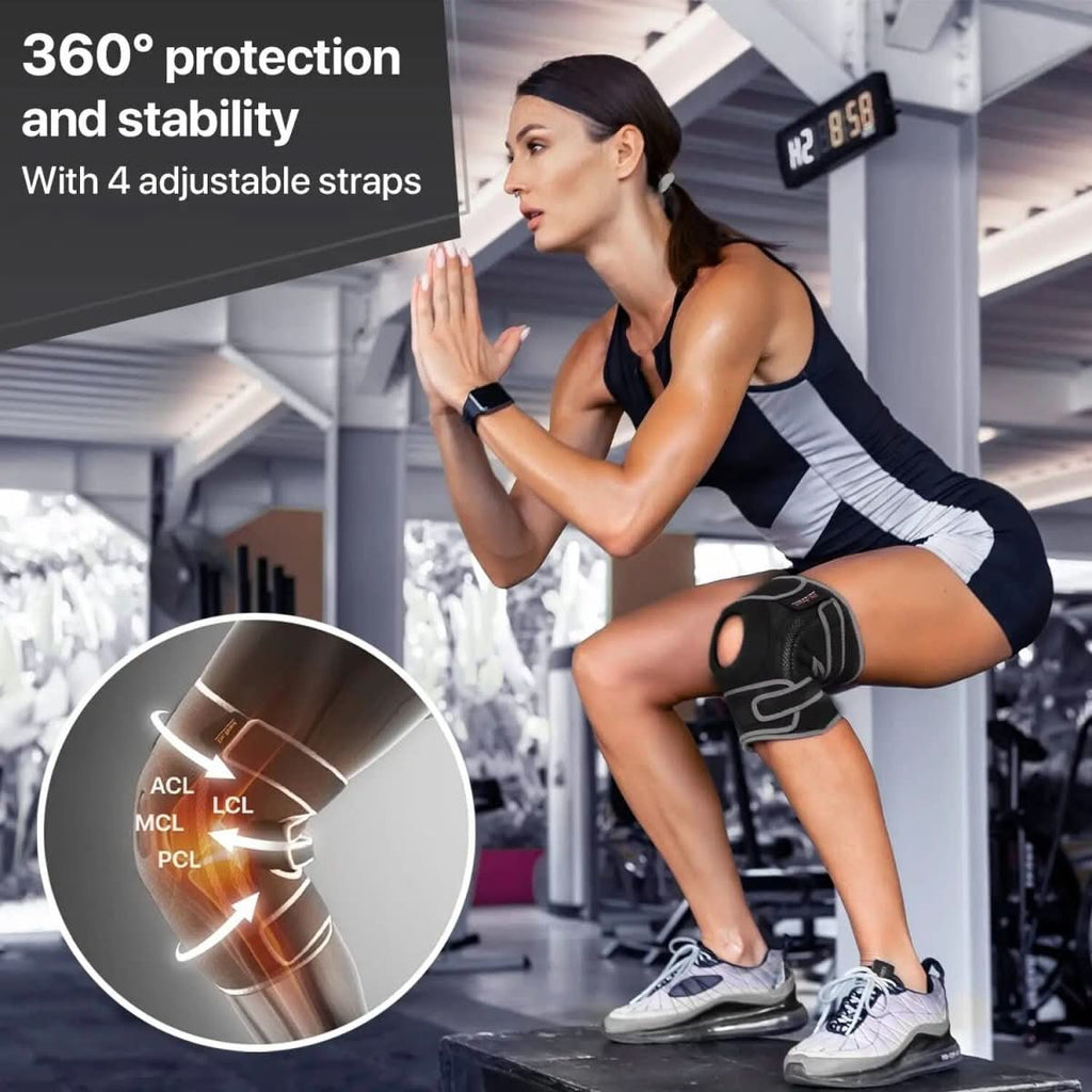 FlexiKnee Brace – Verstellbare Knieschiene mit Federunterstützung für Übergrößen - sellene.de