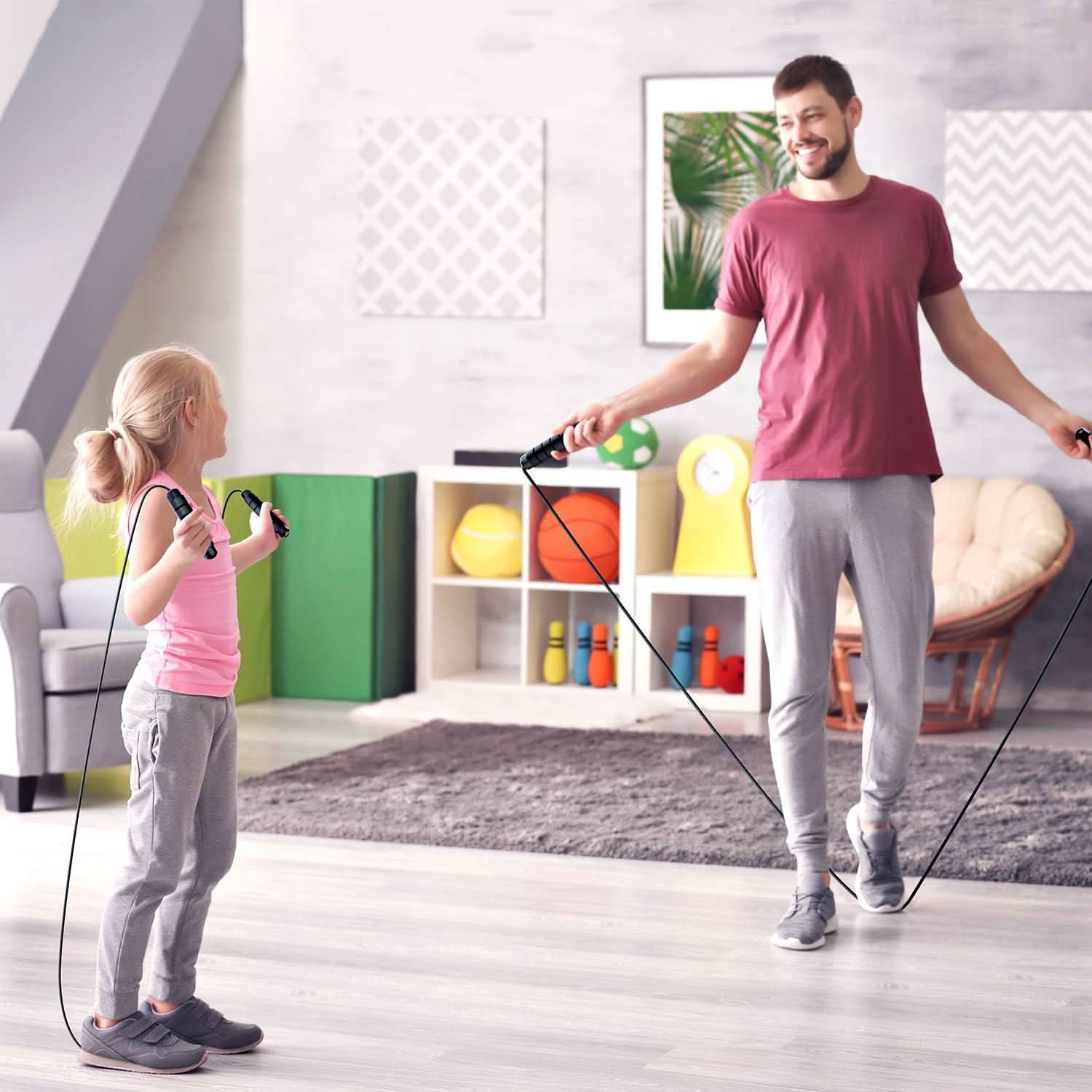FlexiJump – Verstellbares Springseil für Cardio & Koordinationstraining - sellene.de