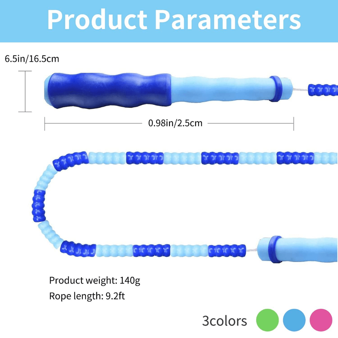 Flexirope – Verstellbares Perlen-Sprungseil für effektives Cardio-Training - sellene.de