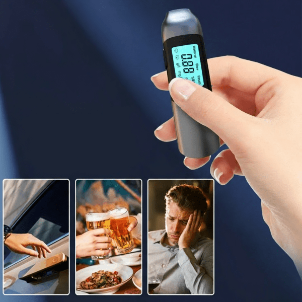 RAPIDBAC – Sofort-Alkoholtester mit USB-Ladung & 3-Sekunden-Ergebnissen - sellene.de
