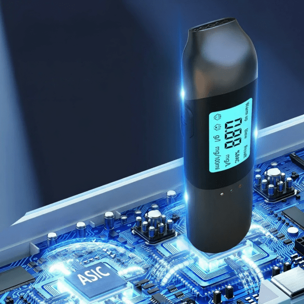 RAPIDBAC – Sofort-Alkoholtester mit USB-Ladung & 3-Sekunden-Ergebnissen - sellene.de