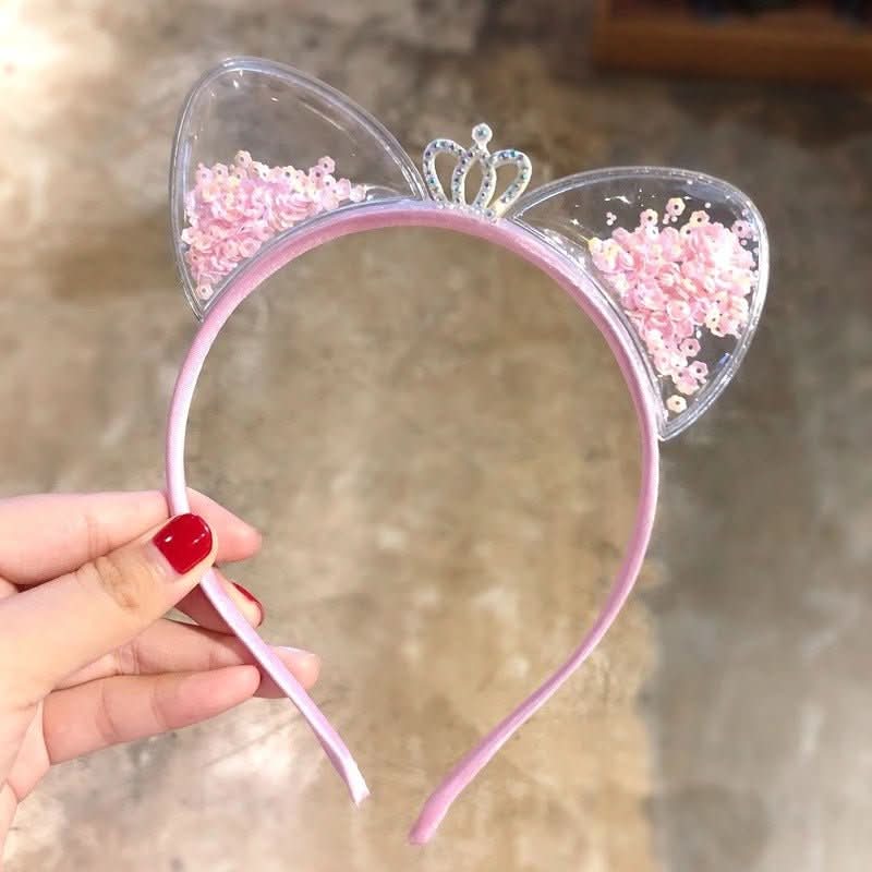 GLAMTIARA – Glitter-Haarband mit Katzenohren für glamouröse Styles - sellene.de