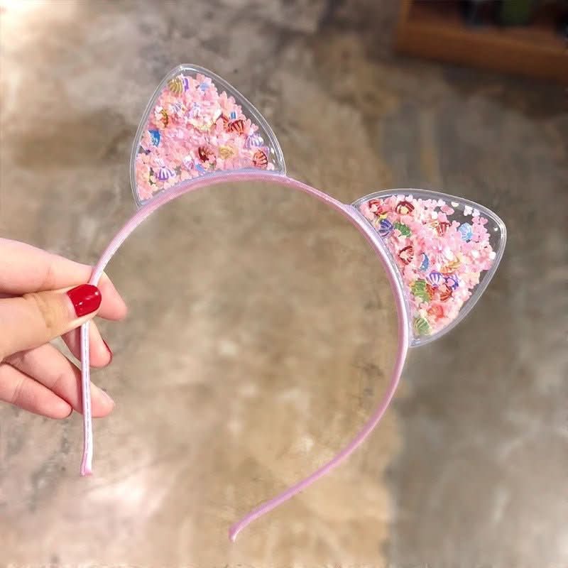 GLAMTIARA – Glitter-Haarband mit Katzenohren für glamouröse Styles - sellene.de