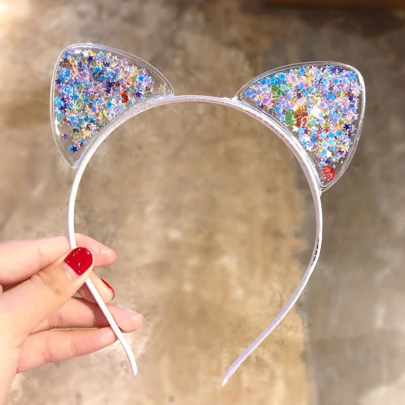 GLAMTIARA – Glitter-Haarband mit Katzenohren für glamouröse Styles - sellene.de