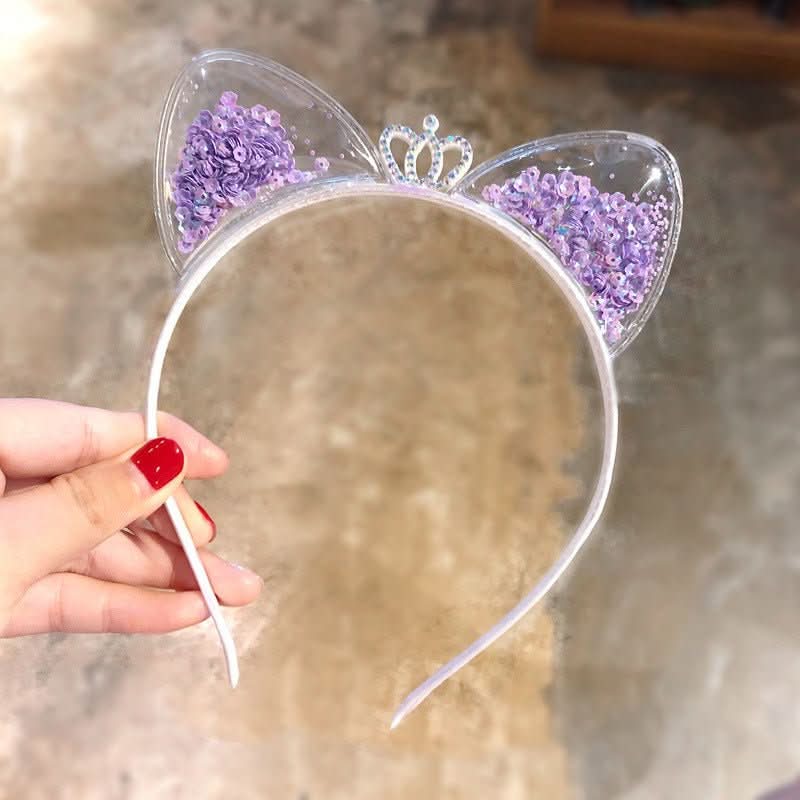 GLAMTIARA – Glitter-Haarband mit Katzenohren für glamouröse Styles - sellene.de