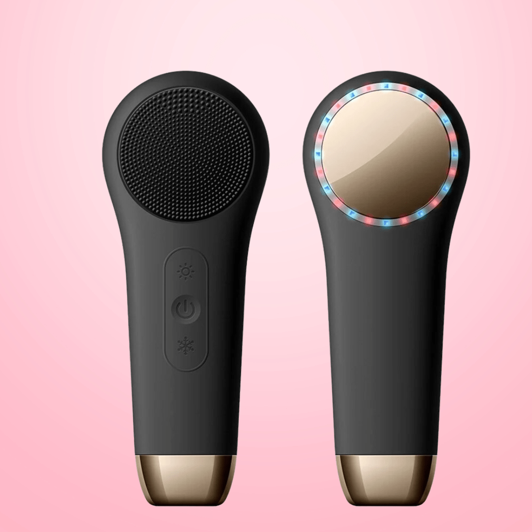 Glühesce – 3-in-1 Gesichtsbürste mit LED, Wärmefunktion & Schallreinigung - sellene.de