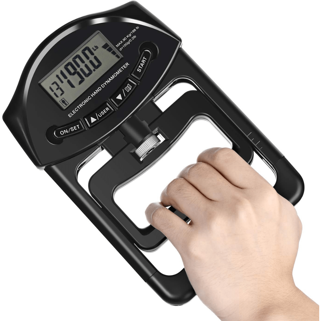 Gripmaster Digital – Präzises Handmessgerät zur Griffkraftmessung bis 120 kg - sellene.de