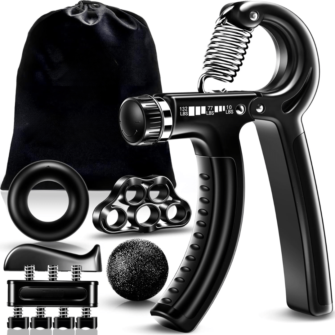 Gripmaster – Verstellbares Handverstärker-Set für Griffkraft & Unterarmtraining - sellene.de