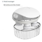Kopfhaut Glückseligkeit – 4D Massagegerät mit Rotlicht & IPX8 Wasserschutz - sellene.de