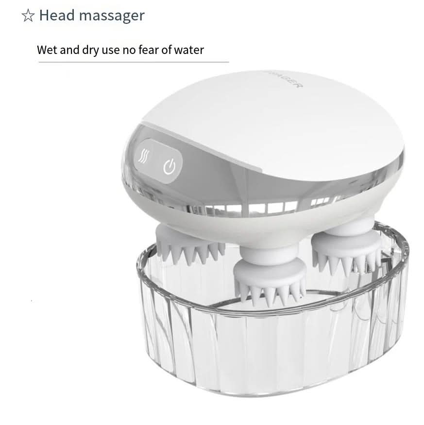 Kopfhaut Glückseligkeit – 4D Massagegerät mit Rotlicht & IPX8 Wasserschutz - sellene.de