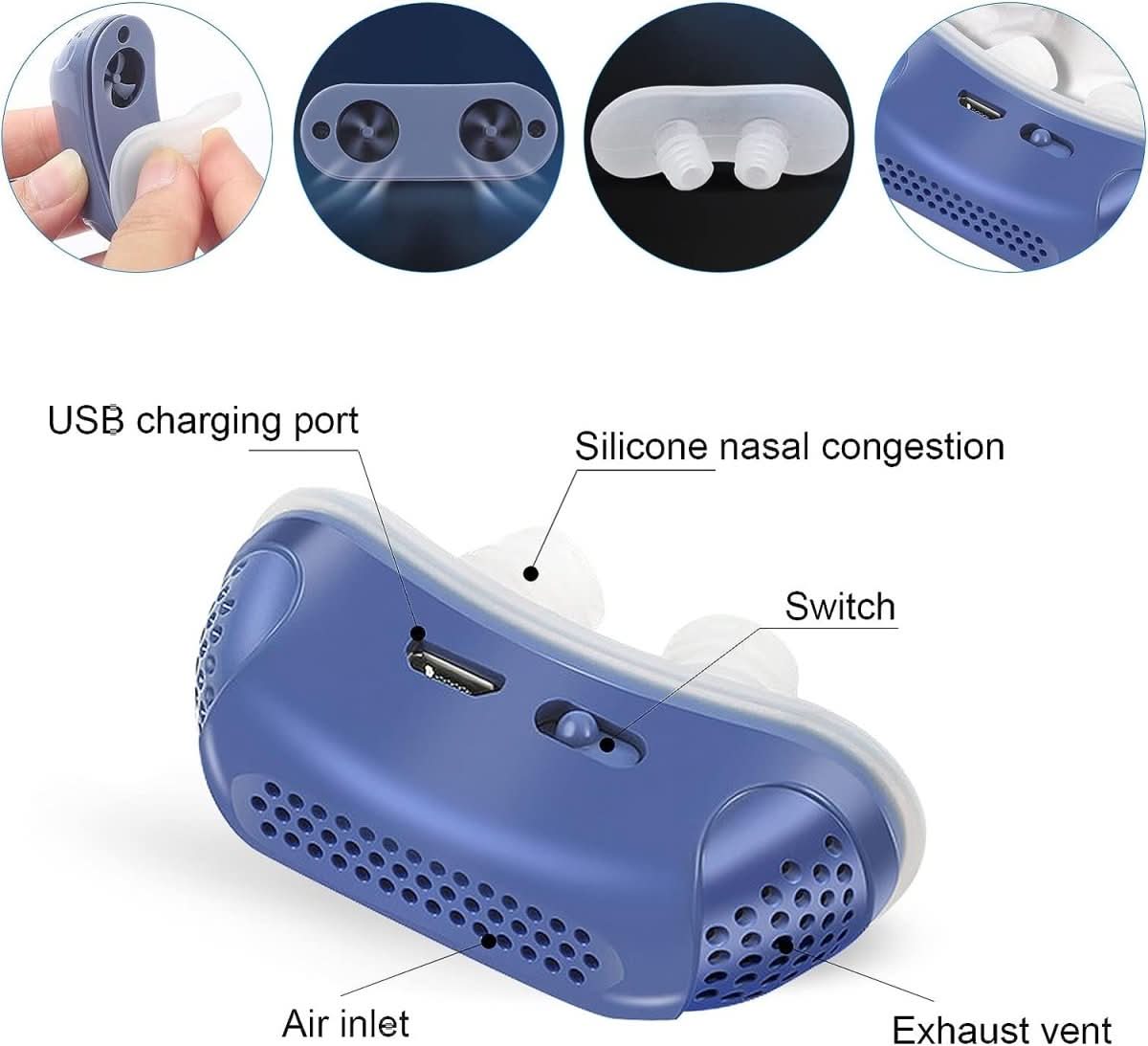 MICROBREATH – Anti-Schnarch CPAP-Gerät ohne Maske für ruhigen Schlaf & freie Atmung - sellene.de