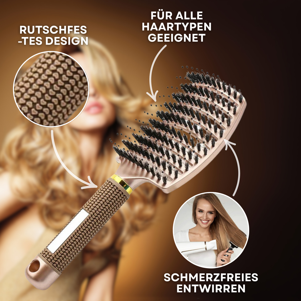 Magical Detangler Brush – Magische Haarbürste für schmerzfreies Entwirren & glänzendes Haar - sellene.de