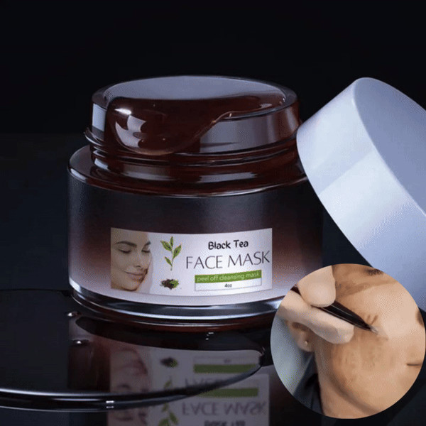 Peel Off Maske | Gesichtsmaske mit Schwarztee für verfeinerte Haut | HautGlanz - sellene.de
