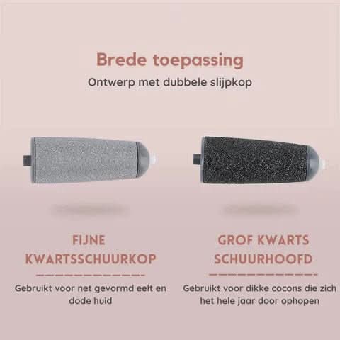Pediluxe Fußpflegegerät – Elektrische Hornhautentfernung für seidige Füße zu Hause - sellene.de