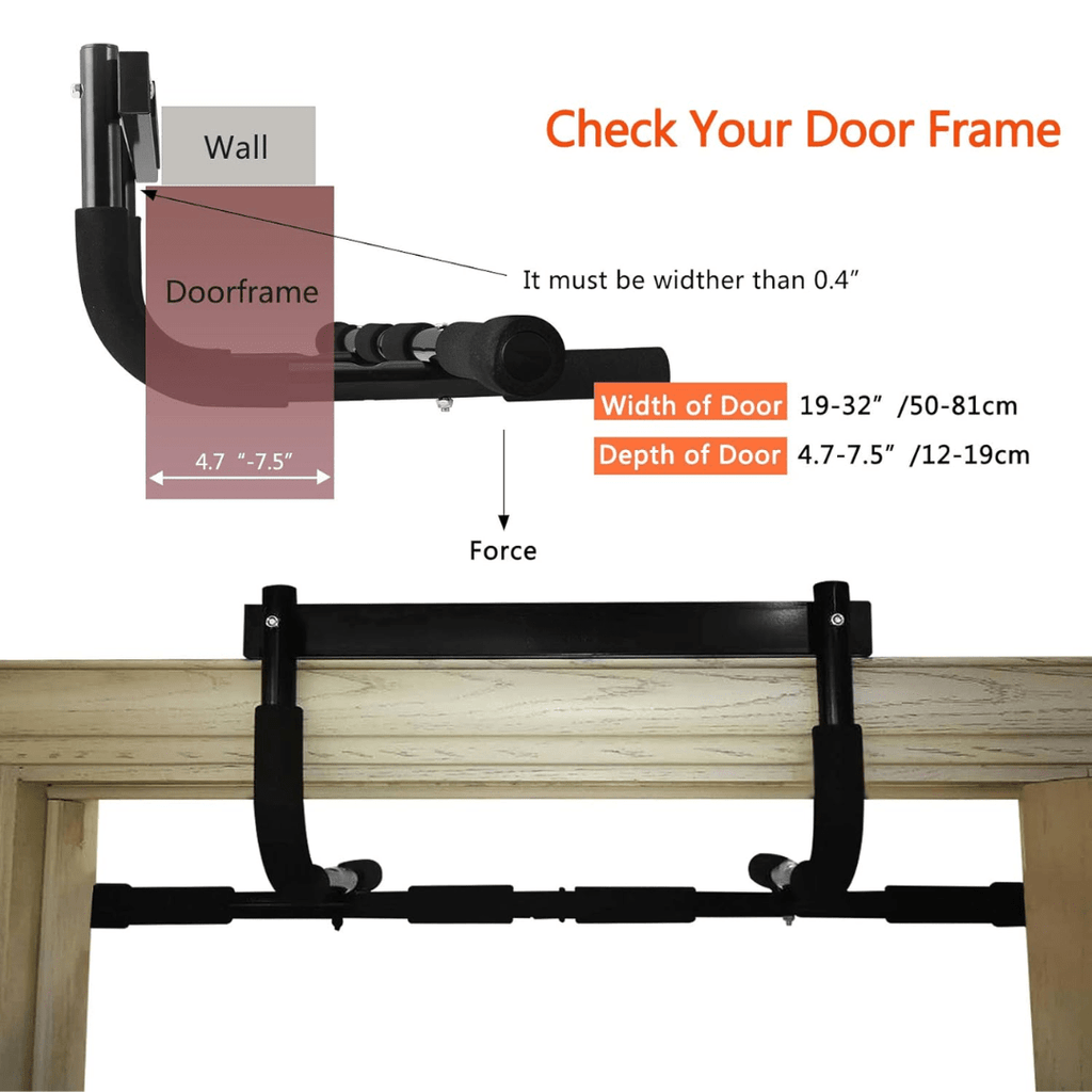PowerGrip Pull-up-Bar – Türreck für effektives Oberkörpertraining zu Hause - sellene.de