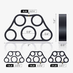 PowerGrip – 4-teiliges Handtrainer-Set zur Stärkung von Griff & Unterarm - sellene.de