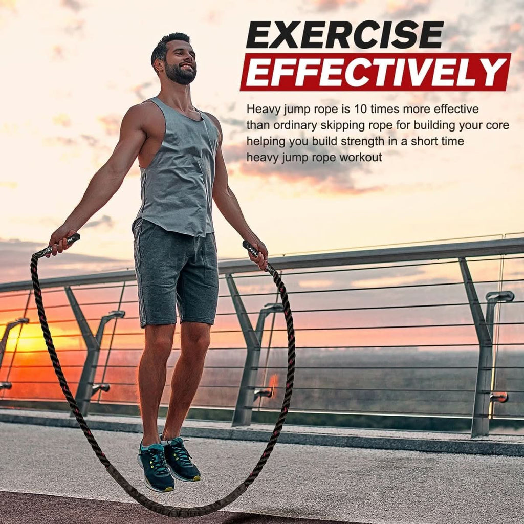 Powerjump – Verstellbares Sprungseil mit Gewichten für Kraft & Ausdauertraining - sellene.de