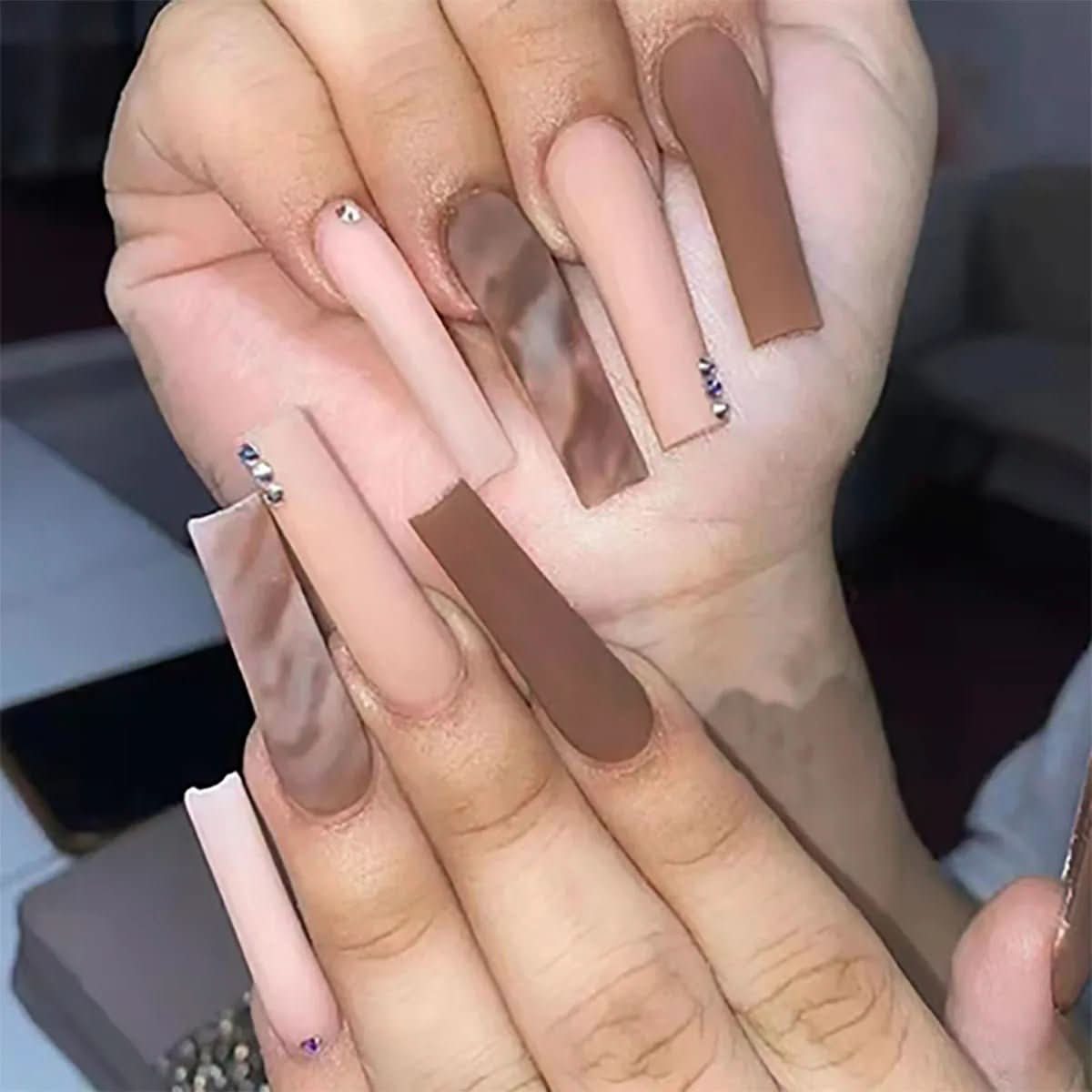 Presson Chic – 24 Rosa Kunstnägel mit Kleber für schnellen Salonlook - sellene.de