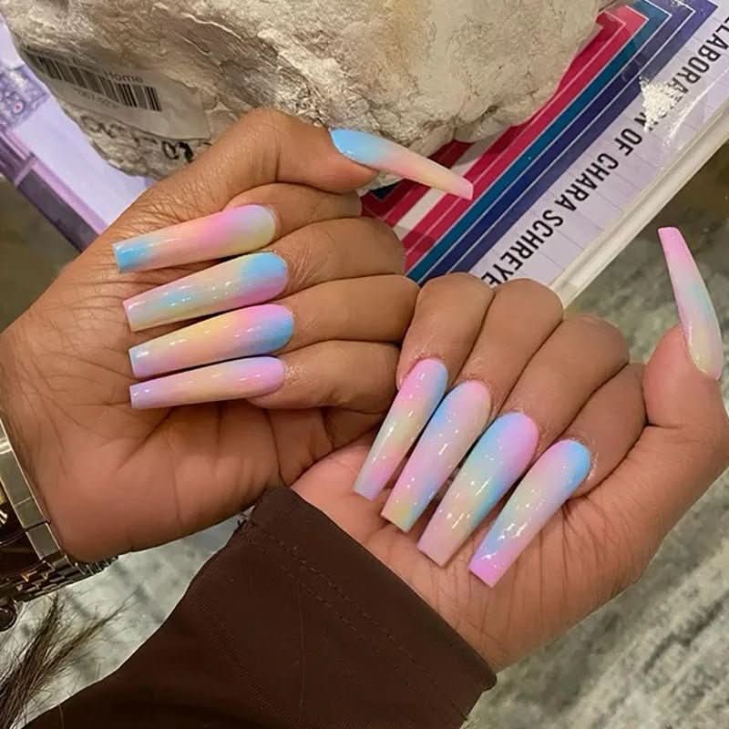 Presson Chic – 24 Rosa Kunstnägel mit Kleber für schnellen Salonlook - sellene.de