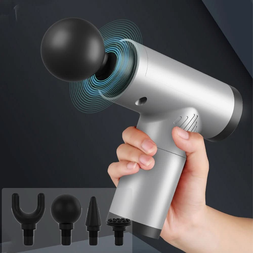 PulsePro Mini – Kompakte Faszienpistole mit 6 Stufen & 4 Massageköpfen - sellene.de