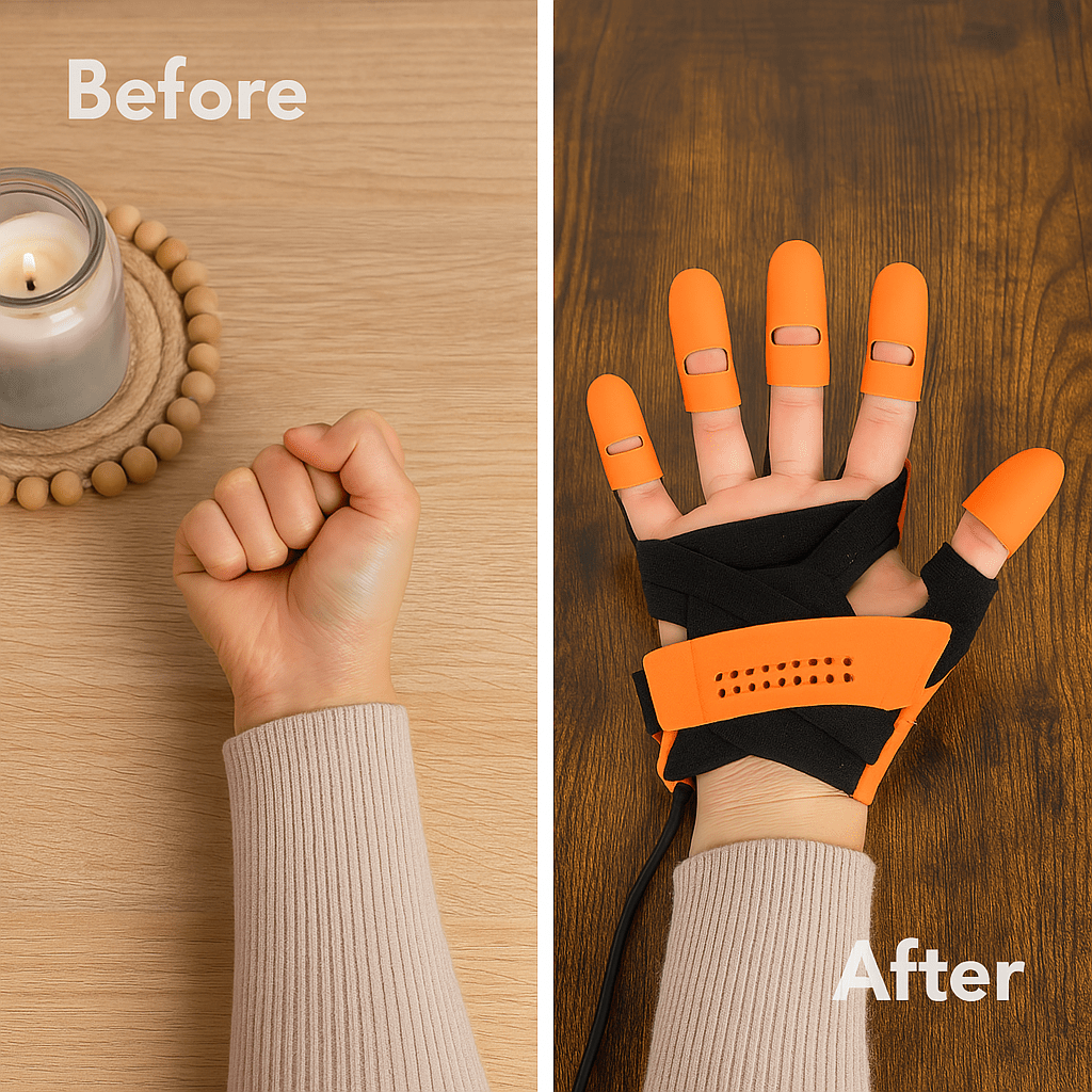 MOTORAFLEX – Automatischer Reha-Handschuh für Heimrehabilitation & Kraftaufbau - sellene.de