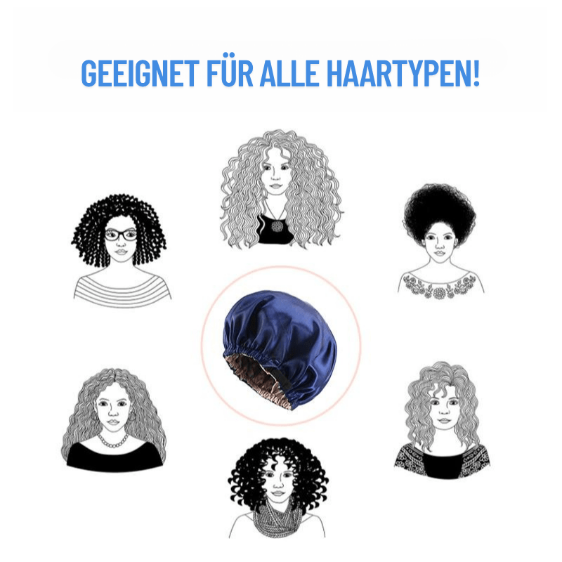 SATINGLOW – Luxuriöse Haarkappe aus Satin für Haarschutz über Nacht - sellene.de