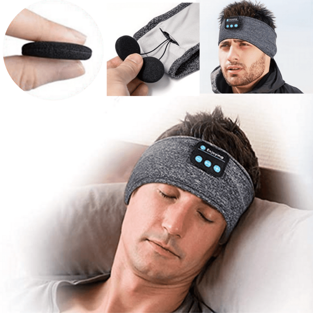 Schlafharmonie – 3-in-1 Schlafmaske mit integrierten Bluetooth-Kopfhörern - sellene.de
