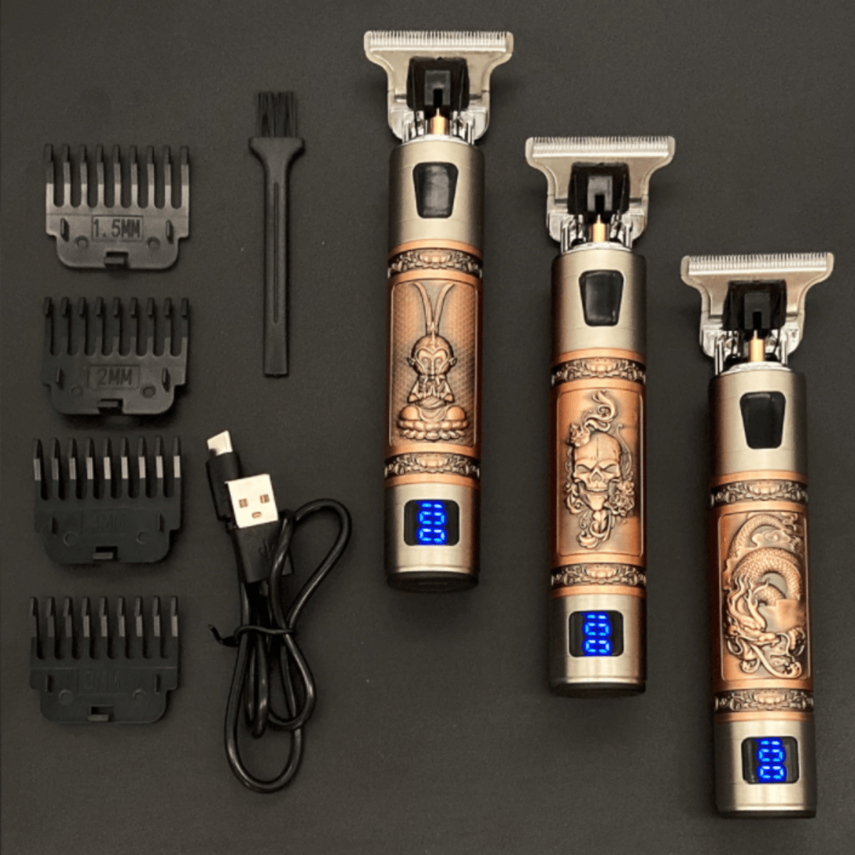 Skulltrim – Vintage Barttrimmer für präzises & kabelloses Styling - sellene.de