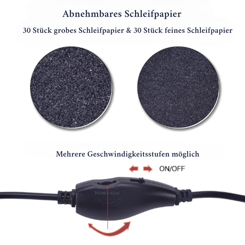 SMOOTHFEET – Elektrische Pediküre Datei für sanfte & effektive Fußpflege - sellene.de