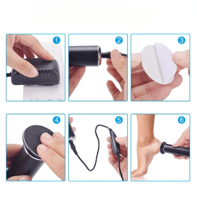 SMOOTHFEET – Elektrische Pediküre Datei für sanfte & effektive Fußpflege - sellene.de