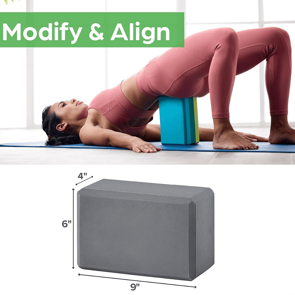 SupportFlex Yoga Block – Rutschfester EVA-Block für Stabilität & Komfort beim Yoga - sellene.de