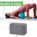 SupportFlex Yoga Block – Rutschfester EVA-Block für Stabilität & Komfort beim Yoga - sellene.de