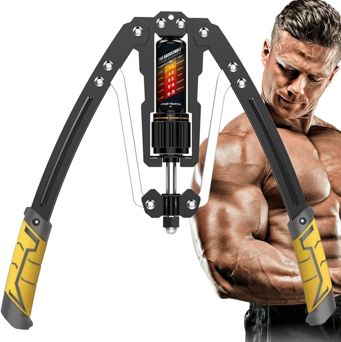 TwisterPro – Verstellbarer Hydraulik-Armtrainer für Oberkörpertraining bis 200 kg - sellene.de